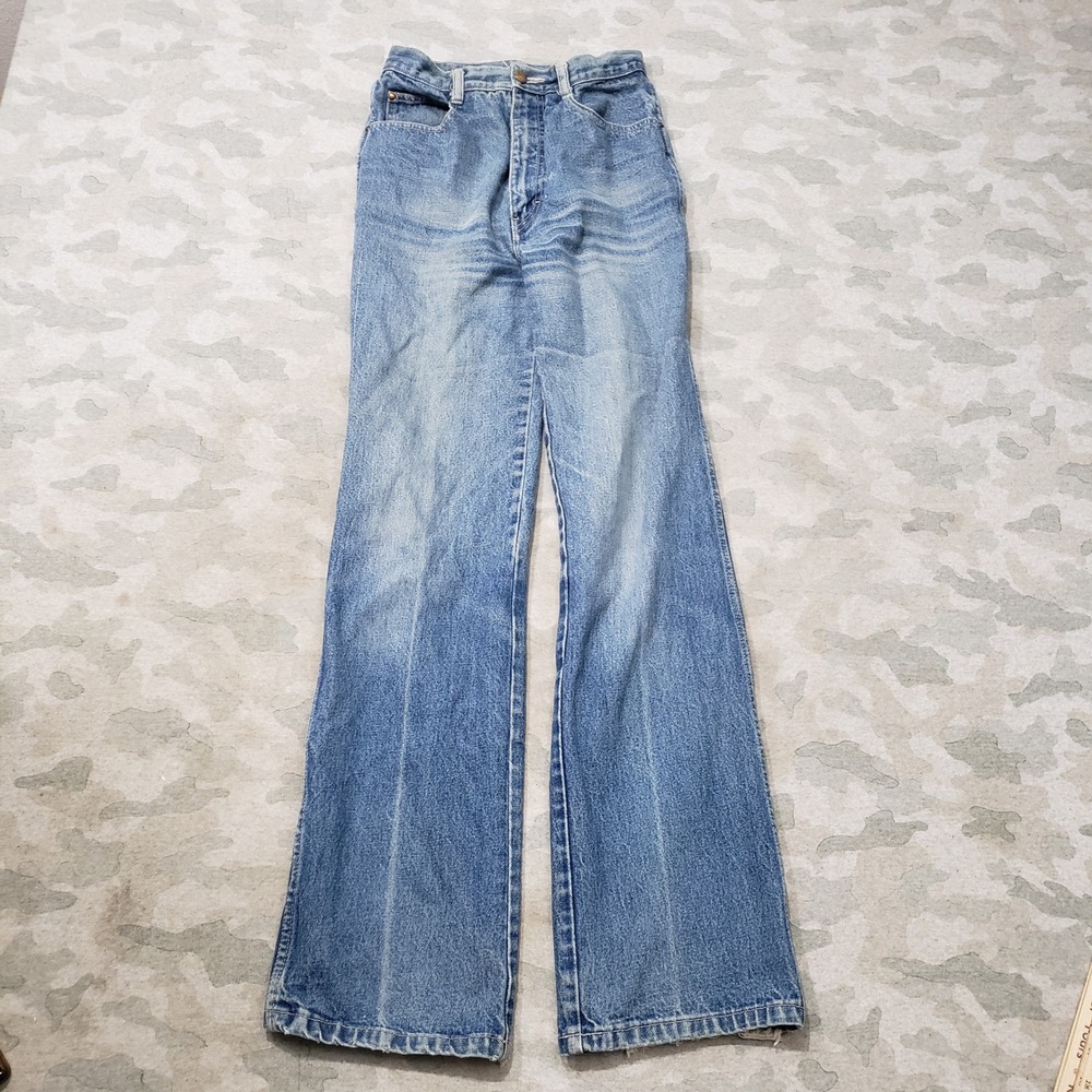 VTG Foxtails Juniors Jeans Womens 9 Blue High Waist Bootcut Denim Y2k